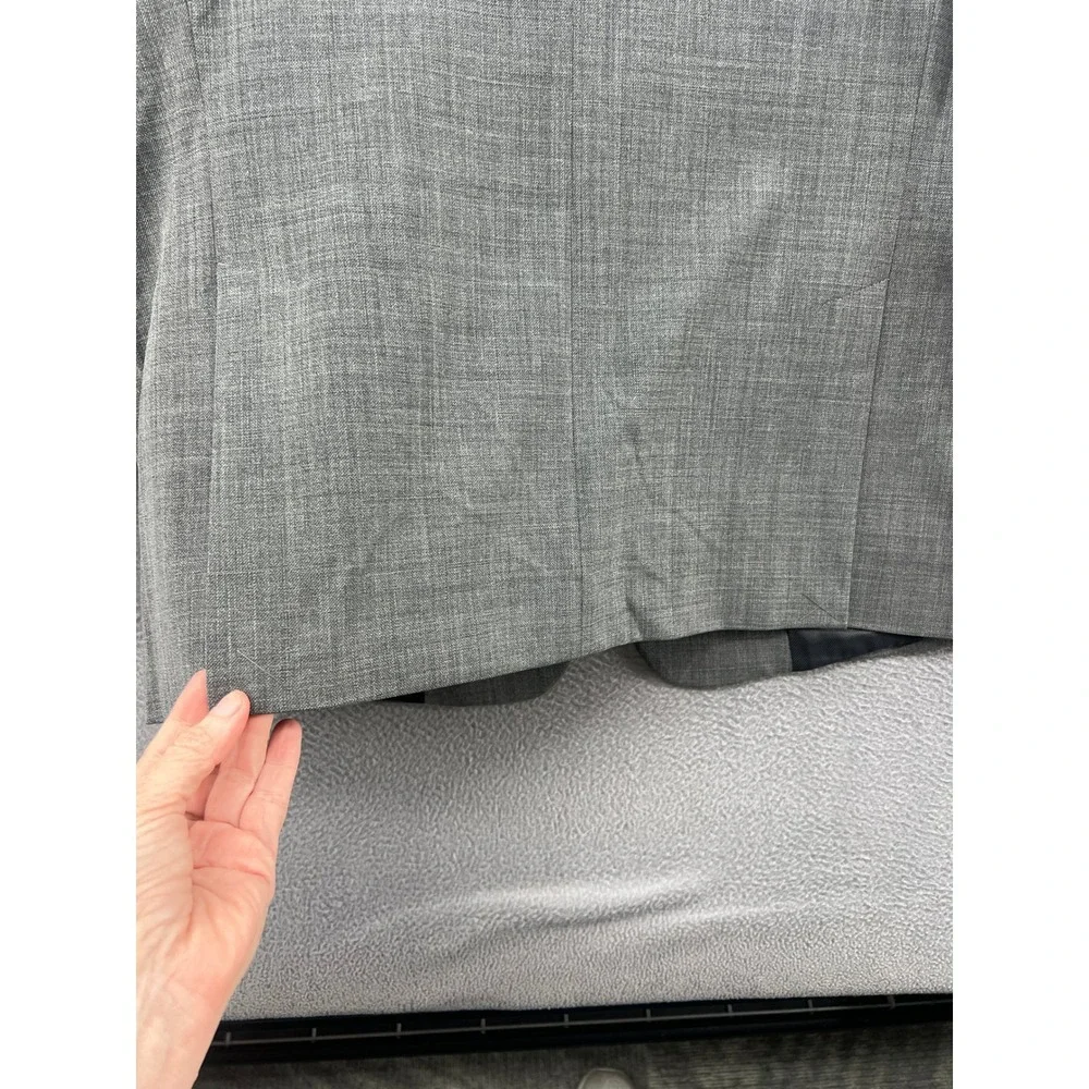 Zara Blazer Jacket Sport Coat Mens Sz 42 Grey Regular Fit Suit NWT